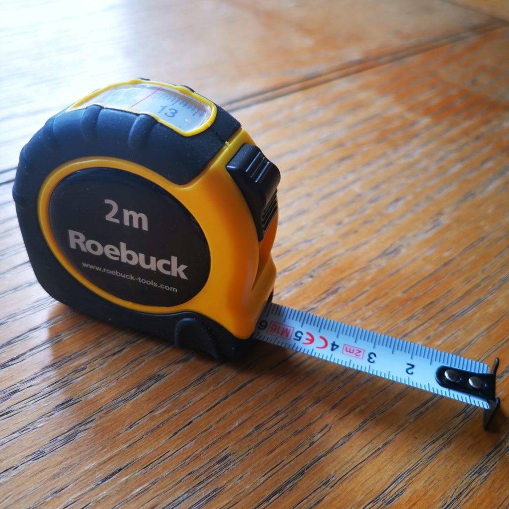 Buy a top reader tape measure for your secondary glazing